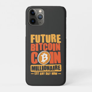 Toekomstige Bitcoin Coin Millionaire, Est Elke Dag Case-Mate iPhone Case
