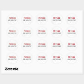 Toekomstige bodemwetenschapper ronde sticker (Vel)