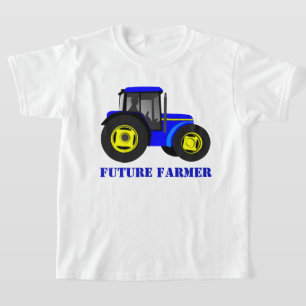 Toekomstige Boer Blauw T-shirt
