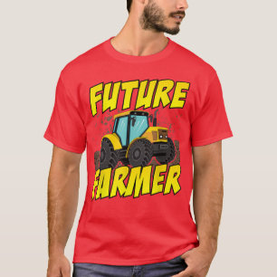Toekomstige boer Funny Tractor Lover Boys Girls Bo T-shirt