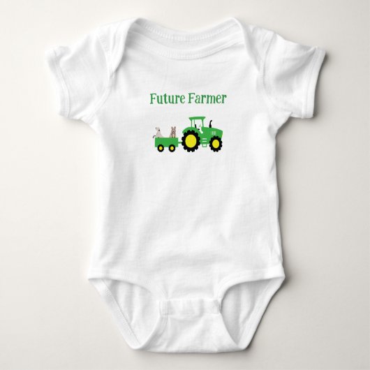 Toekomstige Boer Tractor Peuter & Kleuter Romper (Voorkant)