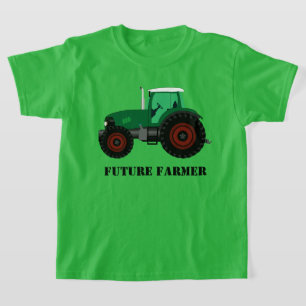 Toekomstige boerengroene tractor t-shirt