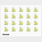 Toekomstige bomen ronde sticker (Vel)
