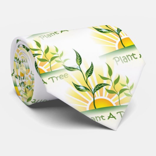 Toekomstige bomen stropdas (Opgerold)