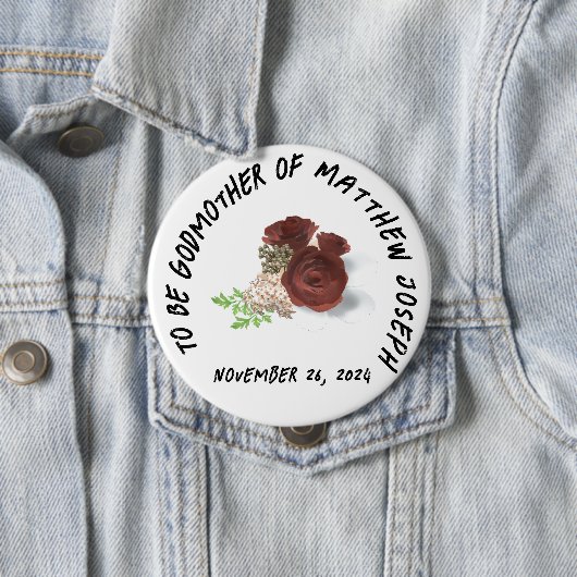 toekomstige Boutoniere-relatie Ronde Button 4,0 Cm (In situ)