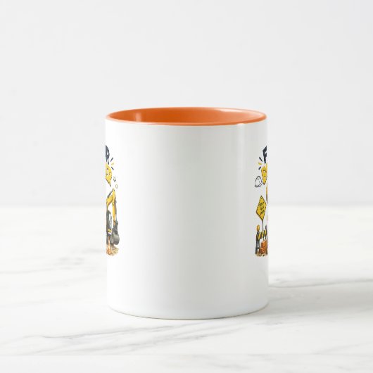 Toekomstige Bouwer Schattige Bouw Kind Kop (Midden)