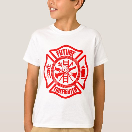 Toekomstige brandbestrijding t-shirt (Voorkant)