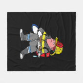 Toekomstige brandslangvesten en noodhulp fleece deken (Voorkant (Horizontaal))