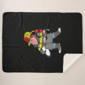 Toekomstige brandslangvesten en noodhulp sherpa deken (Voorkant (horizontaal))