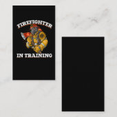 Toekomstige brandweerjongens en -meisjes visitekaartje (Voorkant / Achterkant)