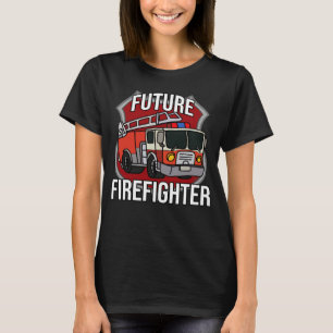 Toekomstige brandweerman brandweerauto Kinder jong T-shirt