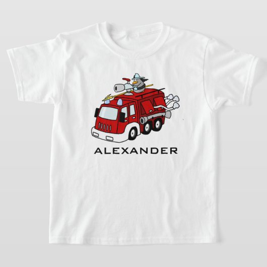 Toekomstige brandweerman, ook t-shirt (Laagn)