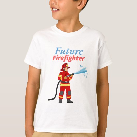 Toekomstige Brandweerman T-shirt (Voorkant)