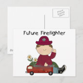 Toekomstige brandweershirts en geschenken briefkaart (Voorkant / Achterkant)