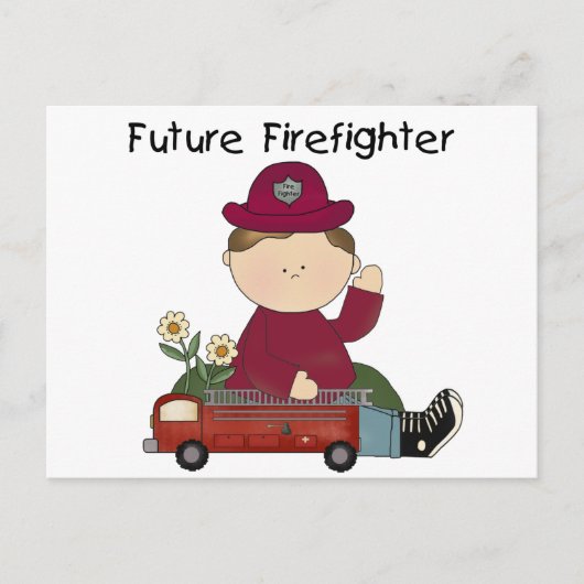 Toekomstige brandweershirts en geschenken briefkaart (Voorkant)