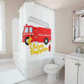 Toekomstige brandweerwagen douchegordijn (In situ)