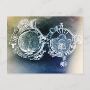 toekomstige bril briefkaart