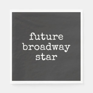 Toekomstige Broadway-ster Inspirerende acteur ontw Servet