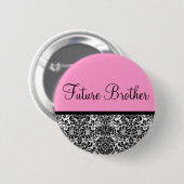 Toekomstige broer ronde button 5,7 cm (Voorkant /achterkant)