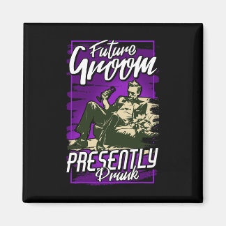 Toekomstige bruidegom momenteel Drink Magneet