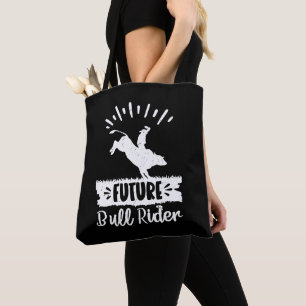 Toekomstige Bull Rider Bull Riding Rodeo Gifts Ide Tote Bag