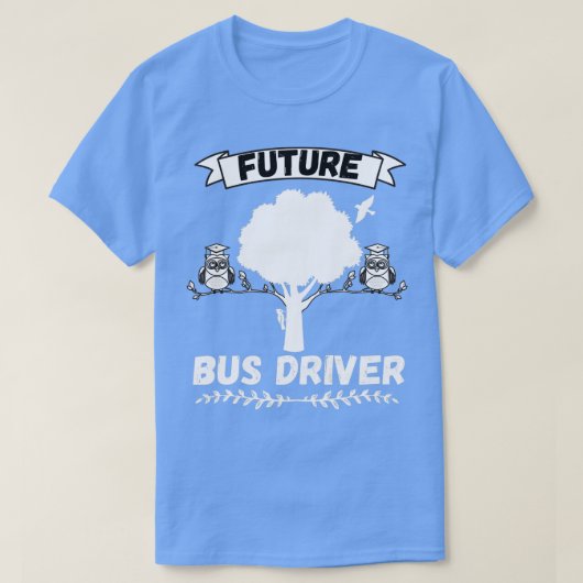 Toekomstige busbestuurderswinst t-shirt (Design voorkant)