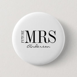 Toekomstige Button van mevrouw Bride Bridal Party