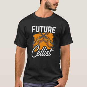 Toekomstige cellist muzikant instrument cello t-shirt
