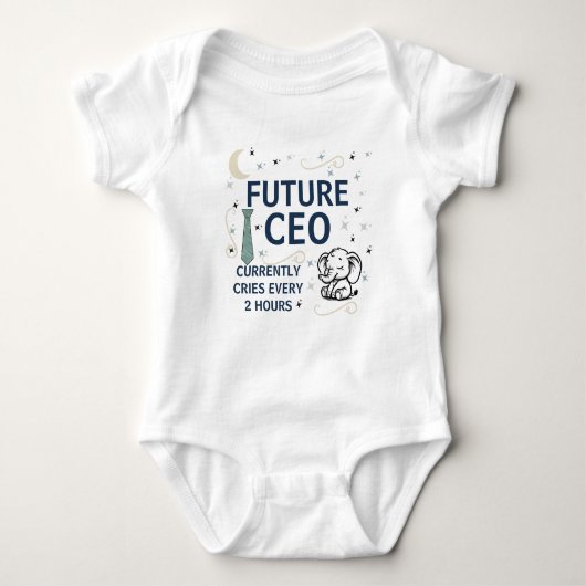 "Toekomstige CEO" Grappige en Mooie Baby Body's Romper (Voorkant)
