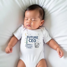 "Toekomstige CEO" Grappige en Mooie Baby Body's