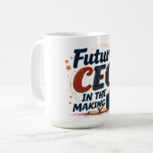 Toekomstige CEO in de maak Koffiemok (Voorkant links)