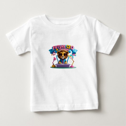 Toekomstige CEO in opleiding Kinder T-shirt (Voorkant)