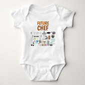 Toekomstige Chef Babysuit Romper (Voorkant)