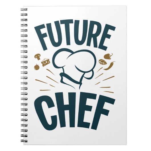 Toekomstige Chef Cooking Lover Culinaire School Notitieboek (Voorkant)