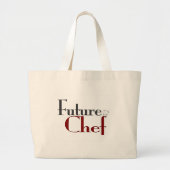Toekomstige Chef Grote Tote Bag (Voorkant)