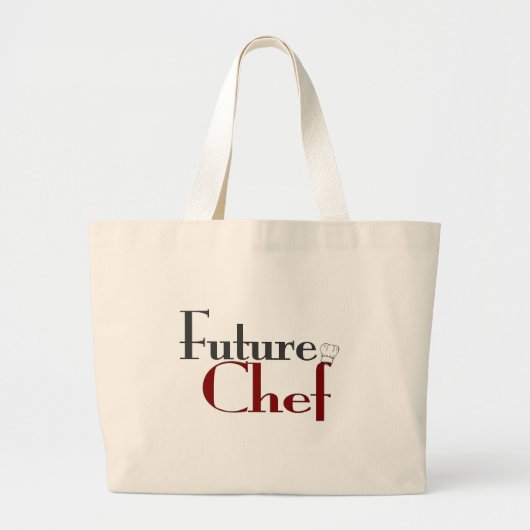 Toekomstige Chef Grote Tote Bag (Voorkant)