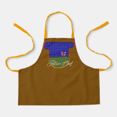 Toekomstige chef-kok Kinder Brown Schort (Voorkant)