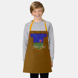 Toekomstige chef-kok Kinder Brown Schort