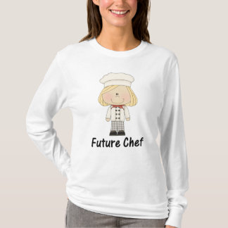 toekomstige chef - kok ( meisje ) t-shirt