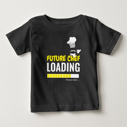 Toekomstige Chef Loading Black Funny Personalized (Voorkant)