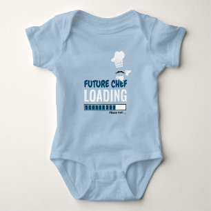 Toekomstige Chef Loading Trendy Funny Personalized Romper