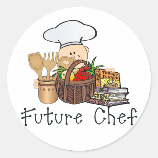 Toekomstige Chef Ronde Sticker