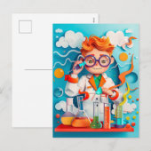 Toekomstige Chemicus Droom voor Kinderen Feestdagenkaart (Voorkant / Achterkant)