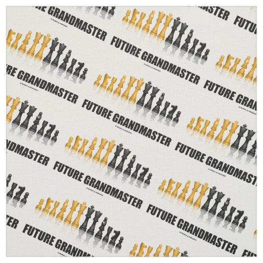 Toekomstige Chess Set Chess Player Gezegde Stof (Swatch)