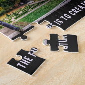 TOEKOMSTIGE Citaat puzzel Legpuzzel (Zijkant)