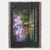 TOEKOMSTIGE Citaat werpen deken (Voorkant Verticaal)