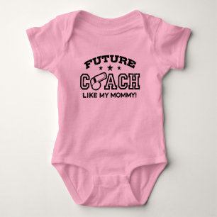 Toekomstige coach zoals mijn mama Baby T-shirt