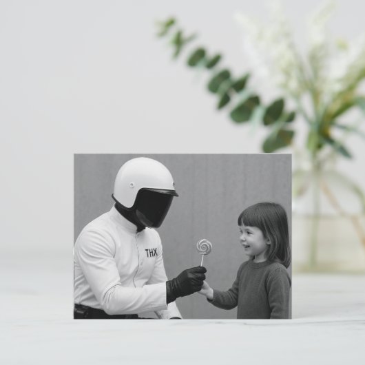 Toekomstige Cop Briefkaart (Staand voorkant)