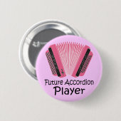 Toekomstige cordion Player Button Cadeaus (Voorkant /achterkant)