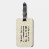 Toekomstige Crazy Cat Lady Funny Design Bagagelabel (Achterkant verticaal)